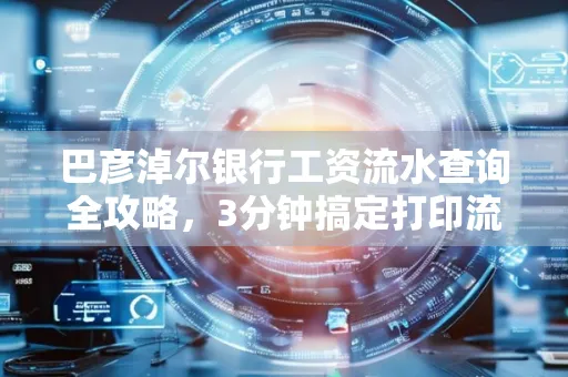 巴彦淖尔银行工资流水查询全攻略,3分钟搞定打印流程